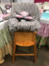 Shopping Cart Cover “Feathers Grey”